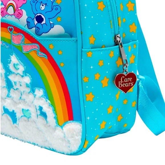 Care Bears Colorful Mini Backpack - NWT - Picture 3 of 3